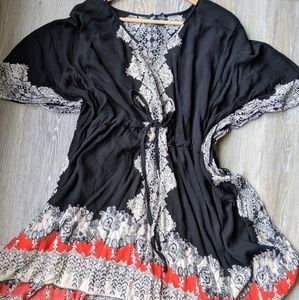 Angie Boho Chic Smock Dress Flowy Lightweight